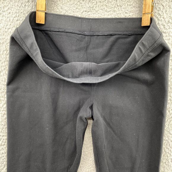 Lululemon Leggings Women's 10 Black Drawstring Capri Athleisure Yoga Y2k‎ Pants - Picture 9 of 12